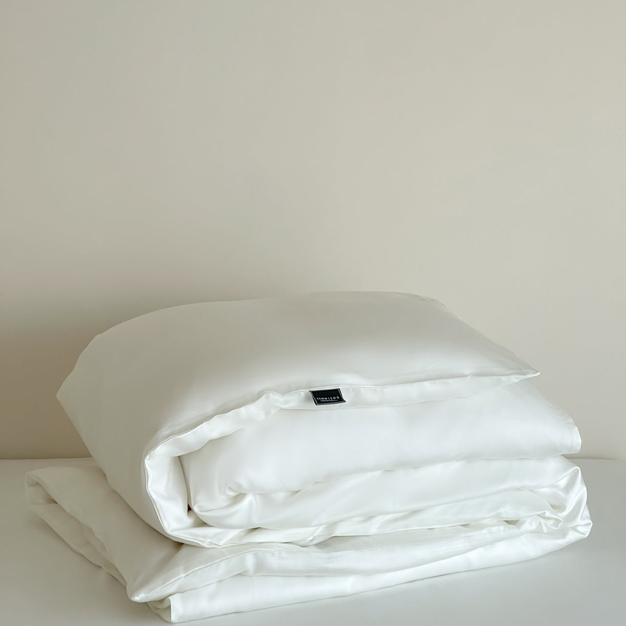Home Textile Bedding Set White Eucalyptus Lyocell Duvet Cover Set 3pcs/set Silky Comforter Covers