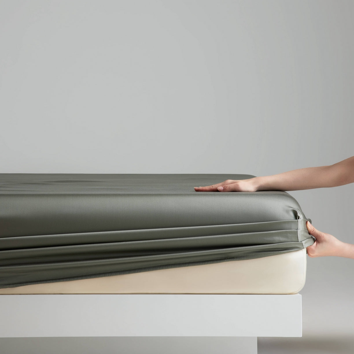 Cool Lyocell Fiber Fitted Sheet Set Eucalypt Sheet Set