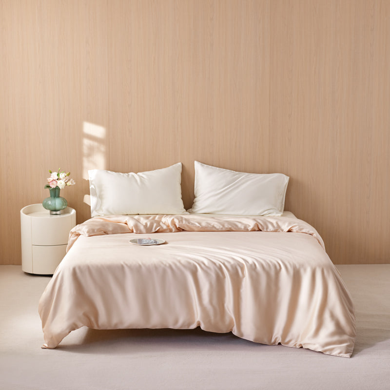 Lyocell Fiber Duvet Cover Set Summer Eucalyptus Fiber Quilts Cover 3pcs/set