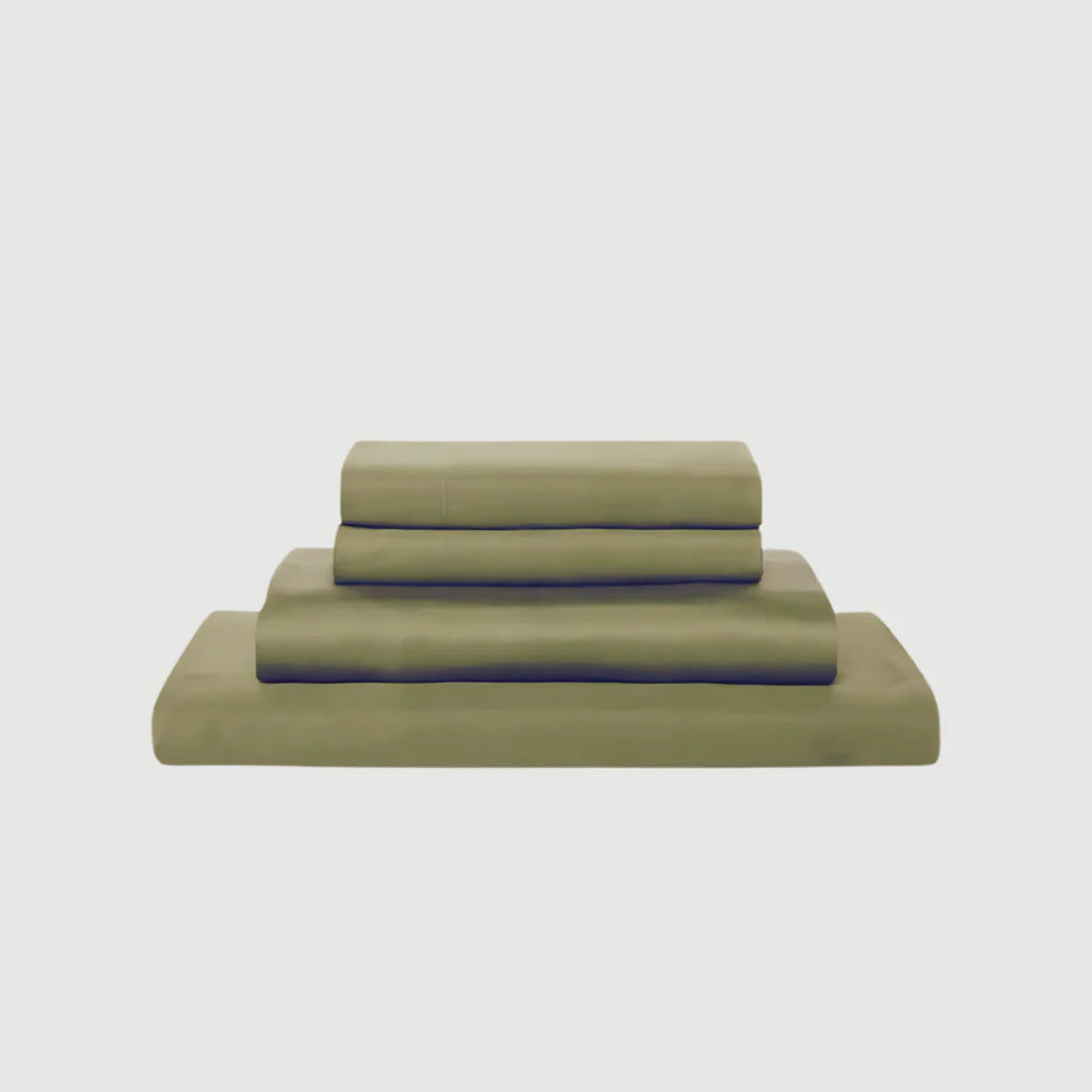 Eucalyptus Lyocell Fitted Sheet Set King/Cal King (1 fitted sheet+1 top sheet+ 2 pillowcase)