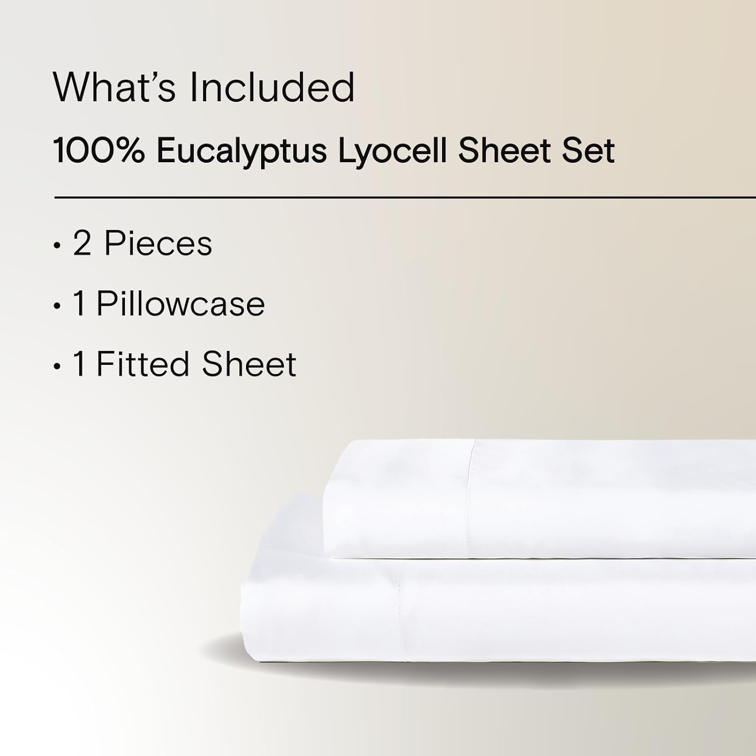 Lyocell Fiber for Hot Sleepers Fitted Sheet Set (1pc fitted sheet+2 pillowcase)