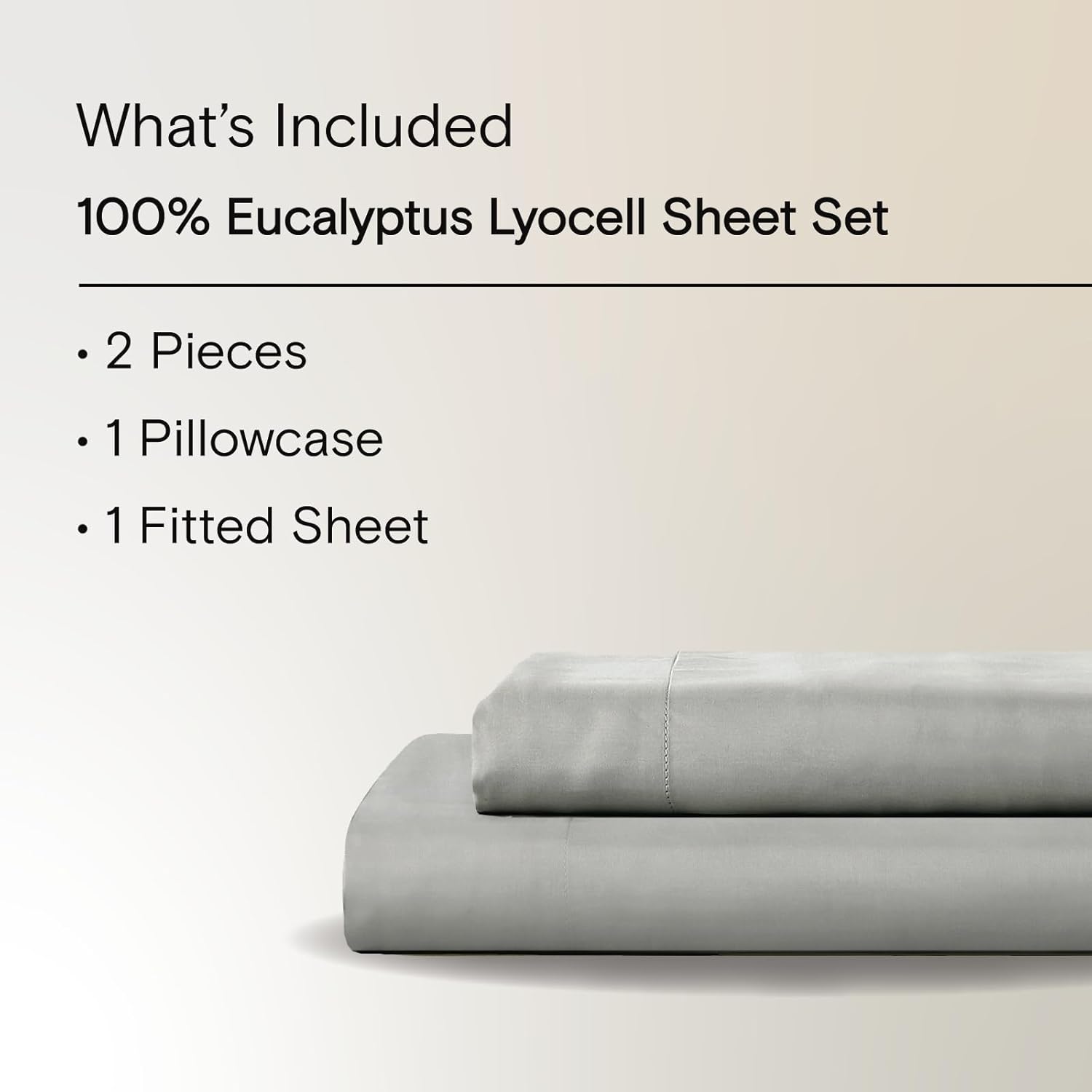 Lyocell Fiber for Hot Sleepers Fitted Sheet Set (1pc fitted sheet+2 pillowcase)