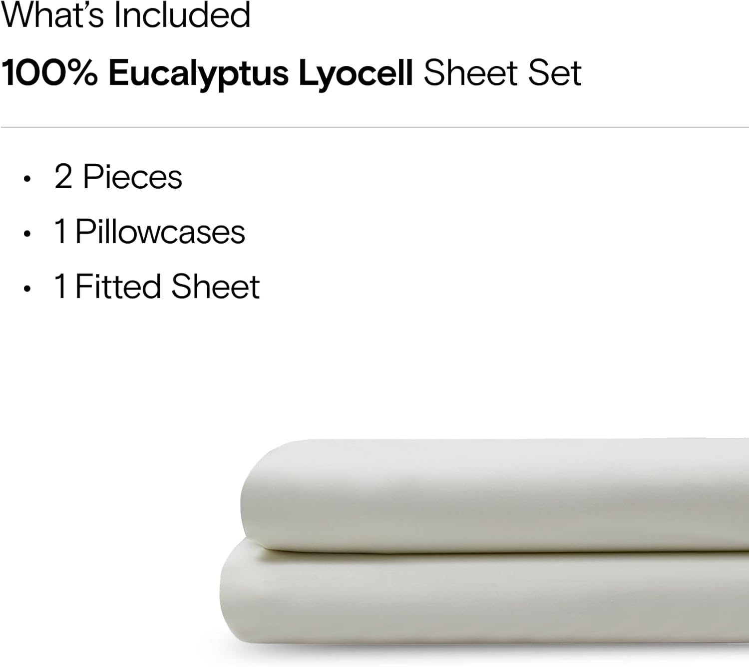 Lyocell Fiber for Hot Sleepers Fitted Sheet Set (1pc fitted sheet+2 pillowcase)