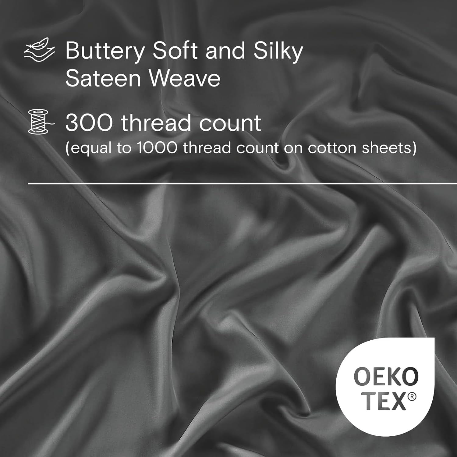 Eucalyptus Lyocell Fitted Sheet Set King/Cal King (1 fitted sheet+1 top sheet+ 2 pillowcase)