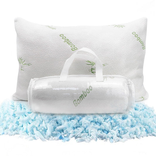Bamboo Fiber Pillow Foam Cooling Bed Neck Pillow