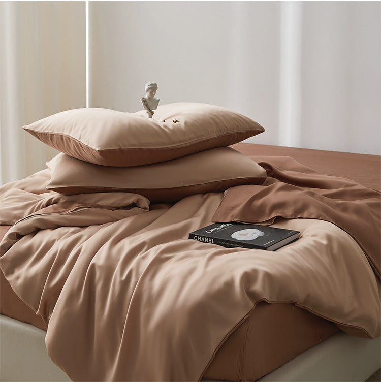 Cool Lyocell Fiber Fitted Sheet Set Eucalypt Sheet Set