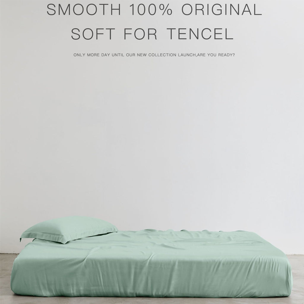 Cool Lyocell Fiber Fitted Sheet Set Eucalypt Sheet Set