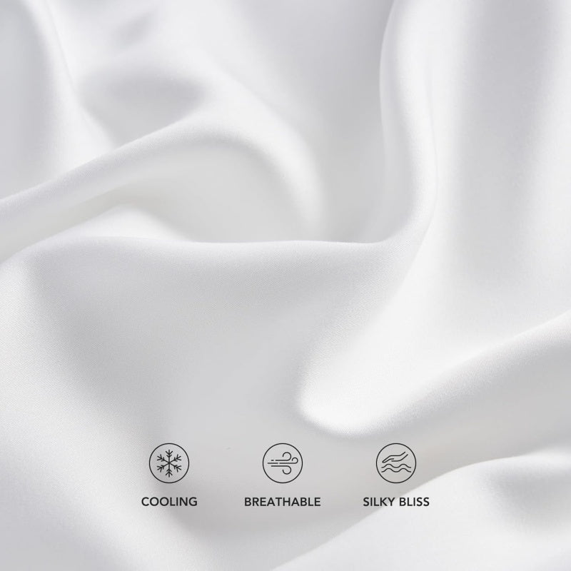 100% Eucalyptus Fiber Tencel Lyocell Duvet Cover Set 3pcs