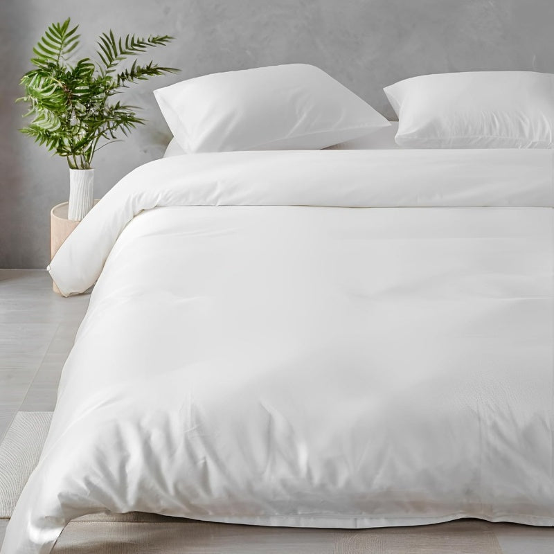 100% Eucalyptus Fiber Tencel Lyocell Duvet Cover Set 3pcs