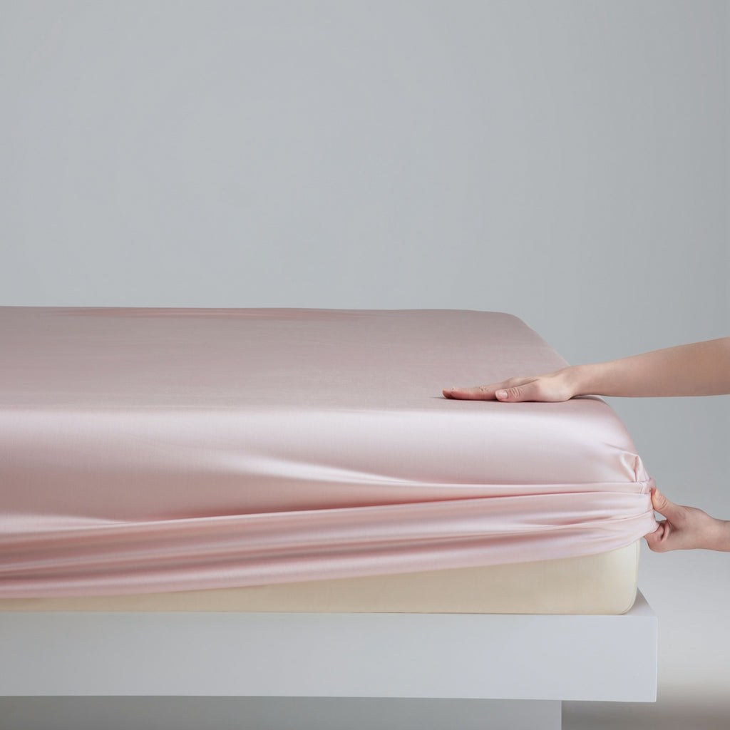 Cool Lyocell Fiber Fitted Sheet Set Eucalypt Sheet Set