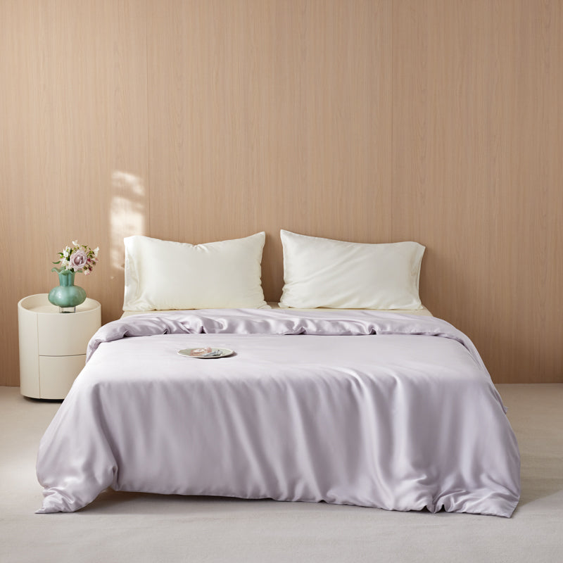 Lyocell Fiber Duvet Cover Set Summer Eucalyptus Fiber Quilts Cover 3pcs/set