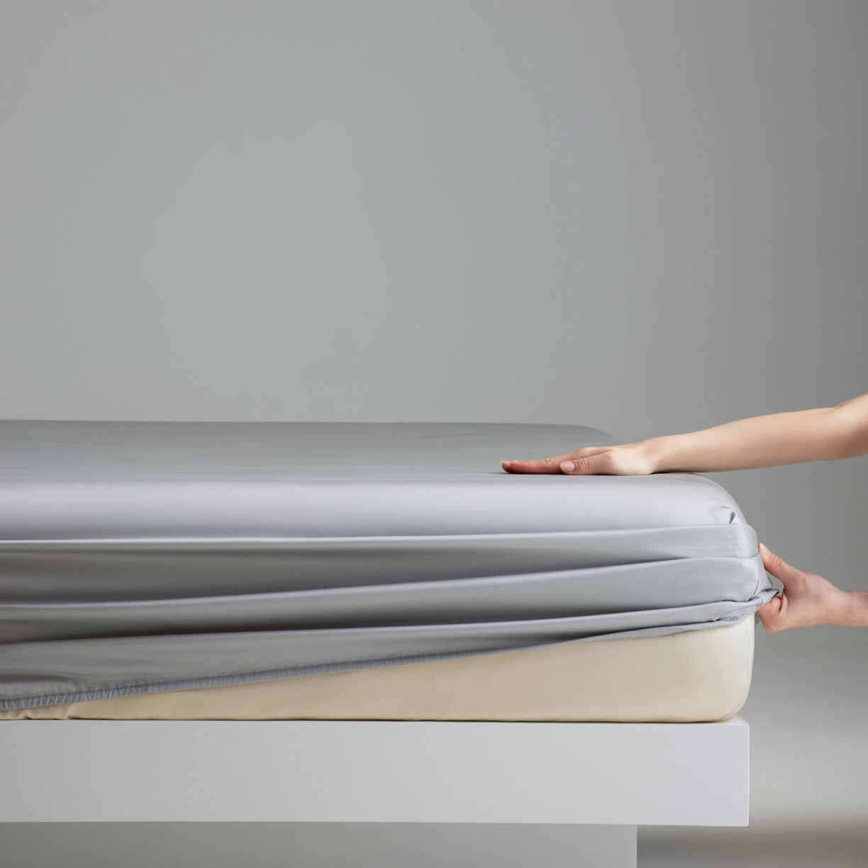Cool Lyocell Fiber Fitted Sheet Set Eucalypt Sheet Set